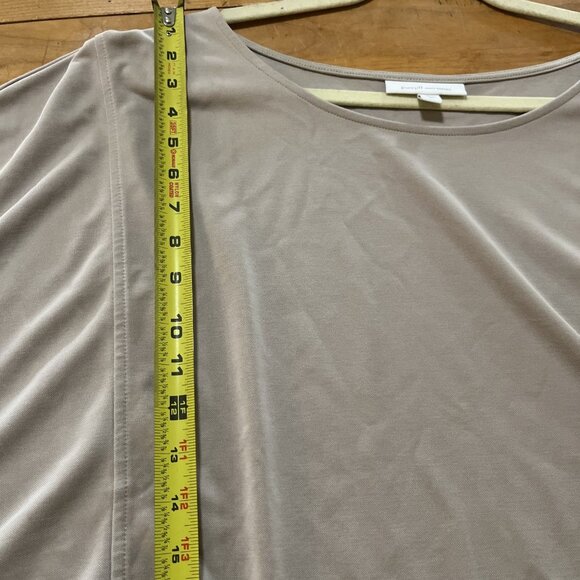 J Jill Womens 4X Top Sand Washed Dolman Sleeve Tan Blouse Tunic Top Lagenlook - Picture 7 of 10